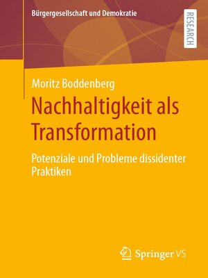 cover image of Nachhaltigkeit als Transformation
